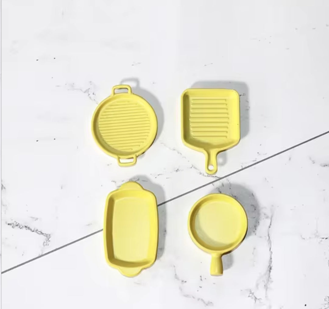 Metal pan 4pcs set