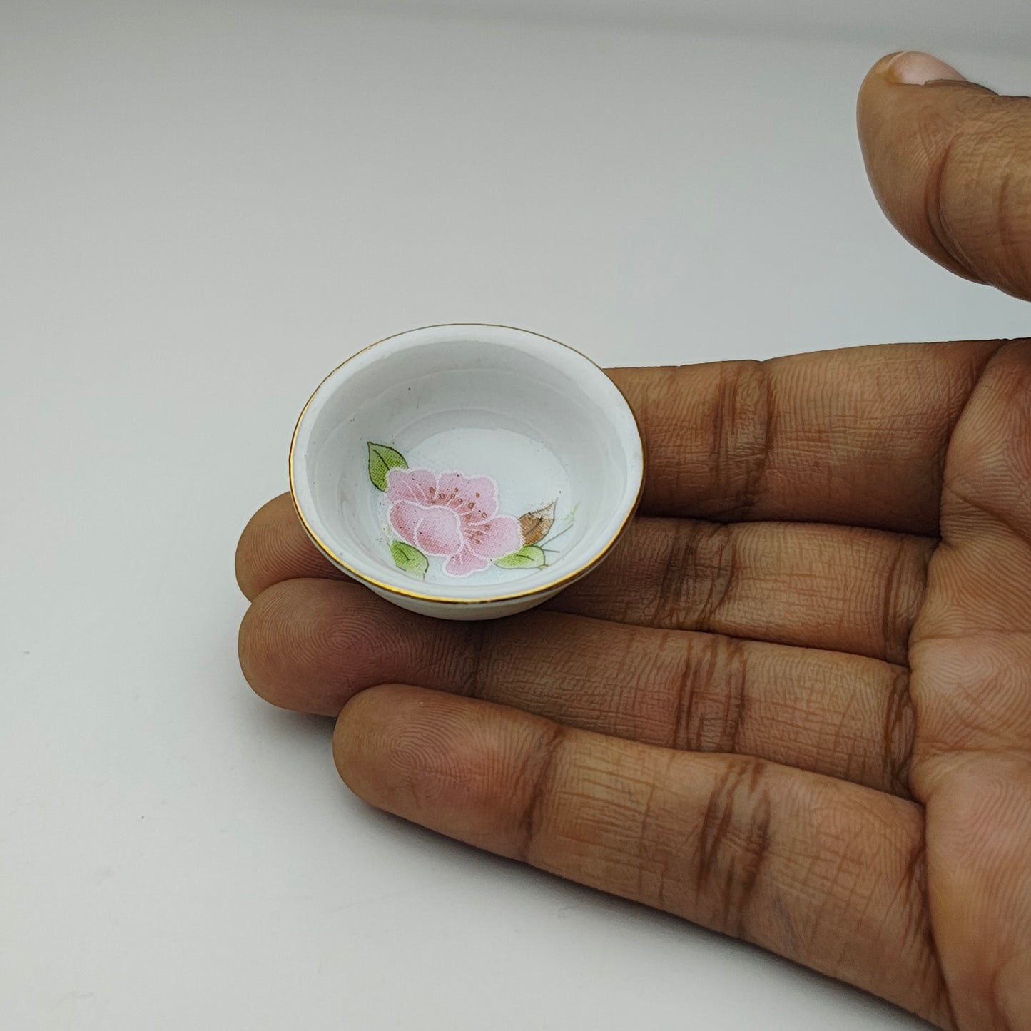 Miniature Floral Bowl