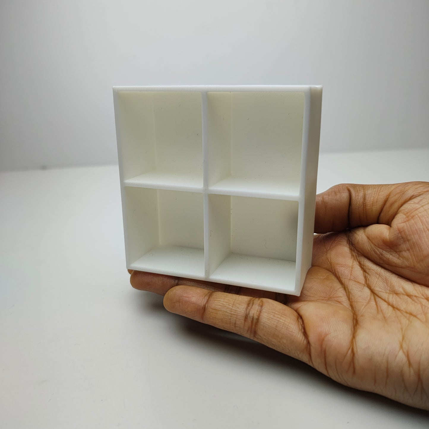 Miniature 4 partition Shelf