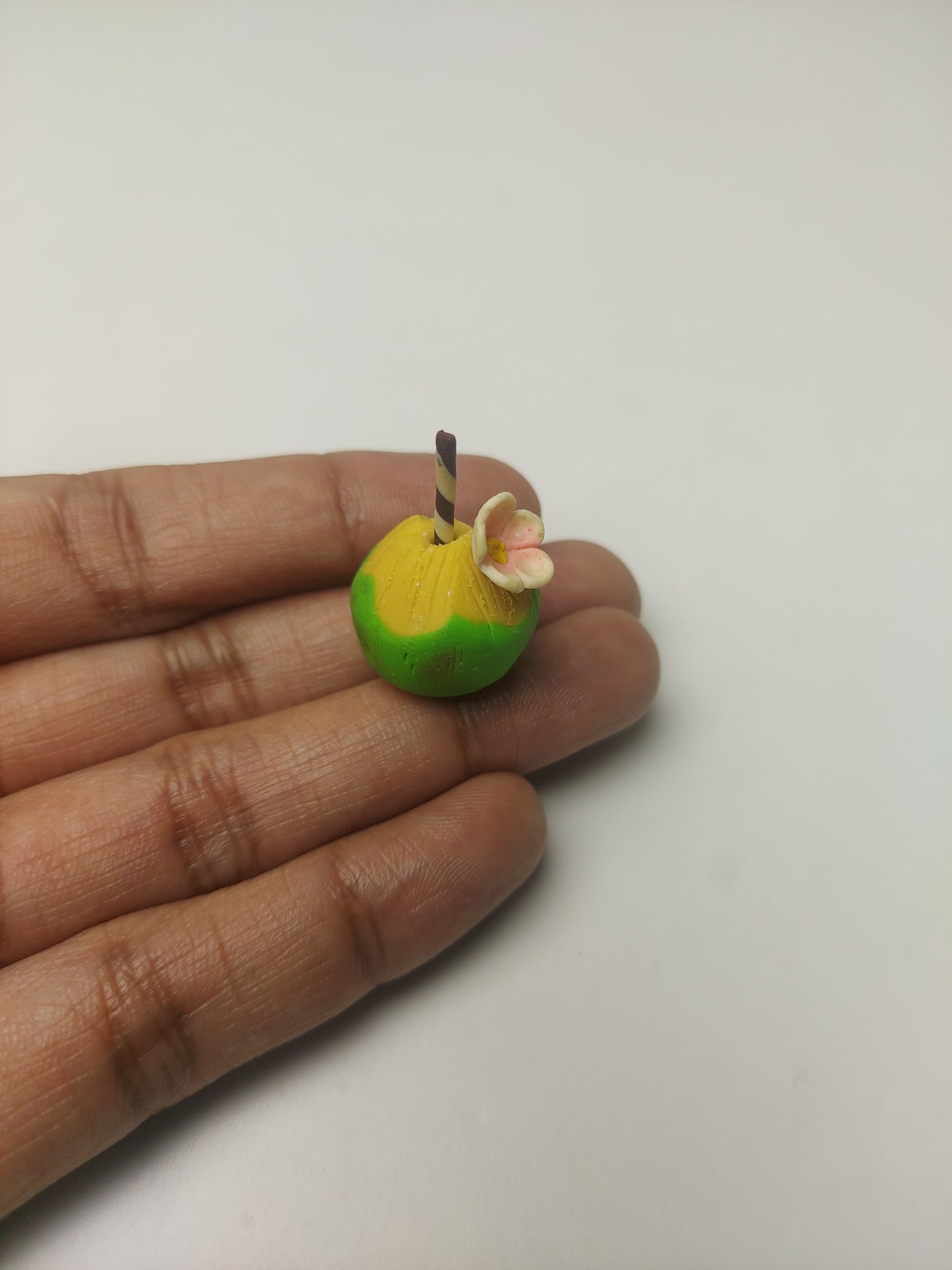 Tender coconut with straw