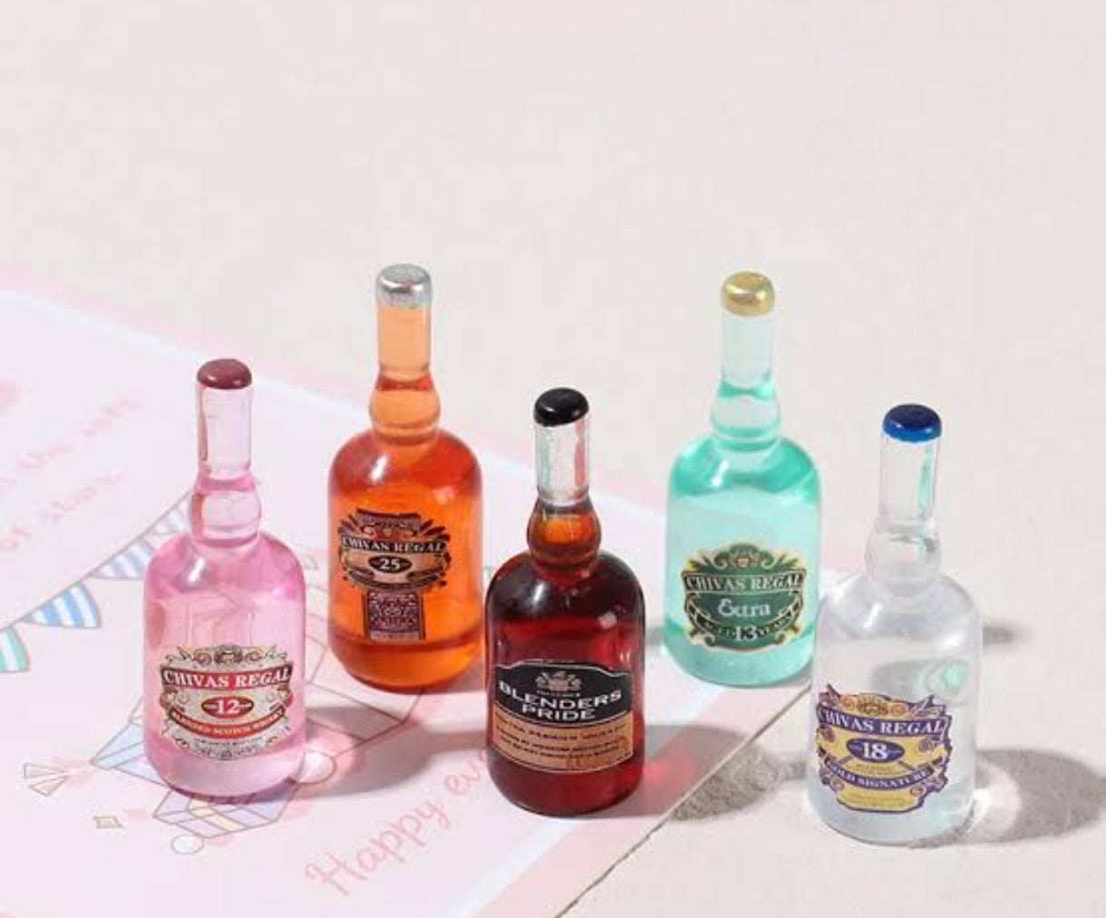 Alcoholic beverage bottle