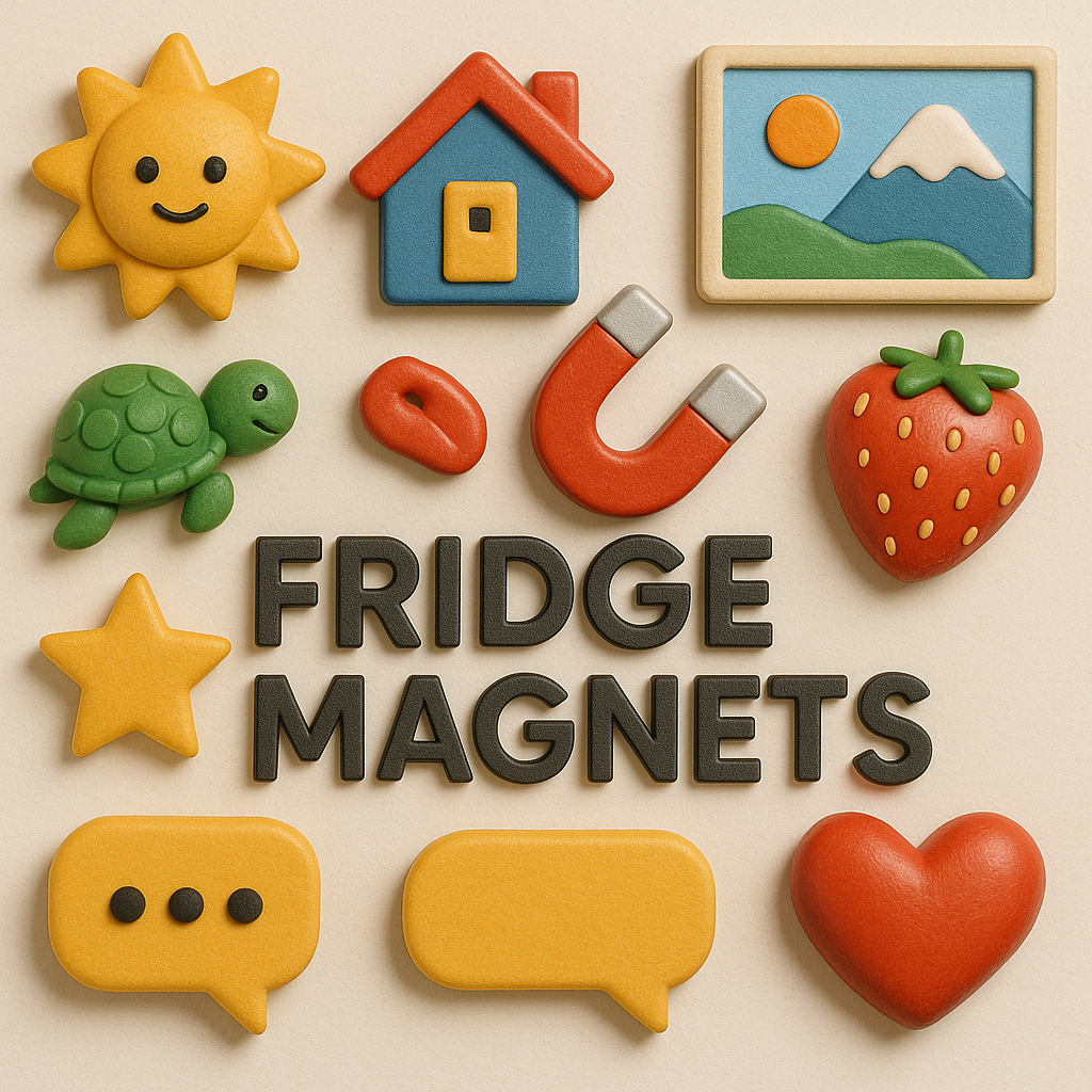 Miniature Fridge Magnets, Cute Collectible Magnets - Miniatures Shop ...