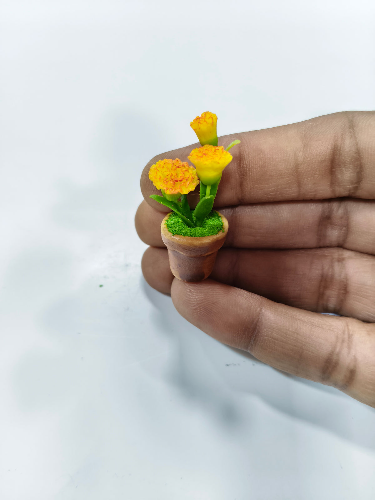 Handmade Marigold Yellow Flower