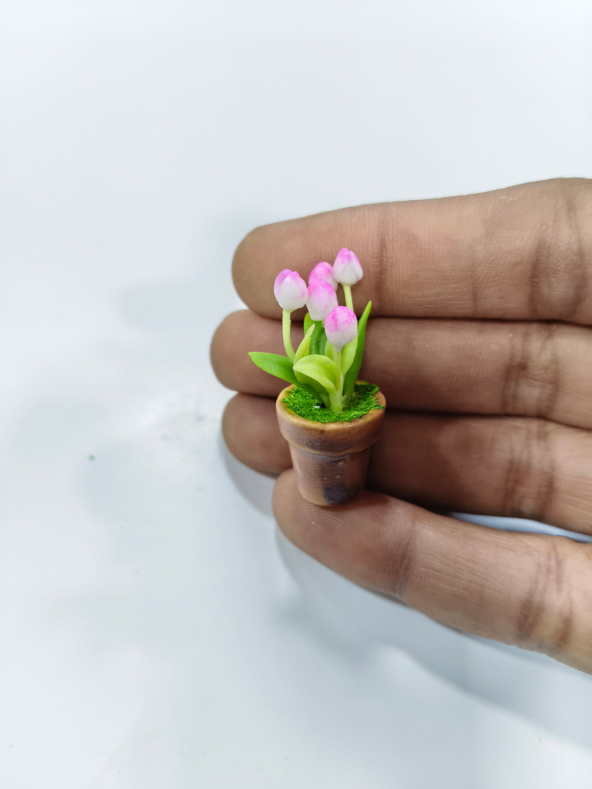 Handmade Pink Bud roses