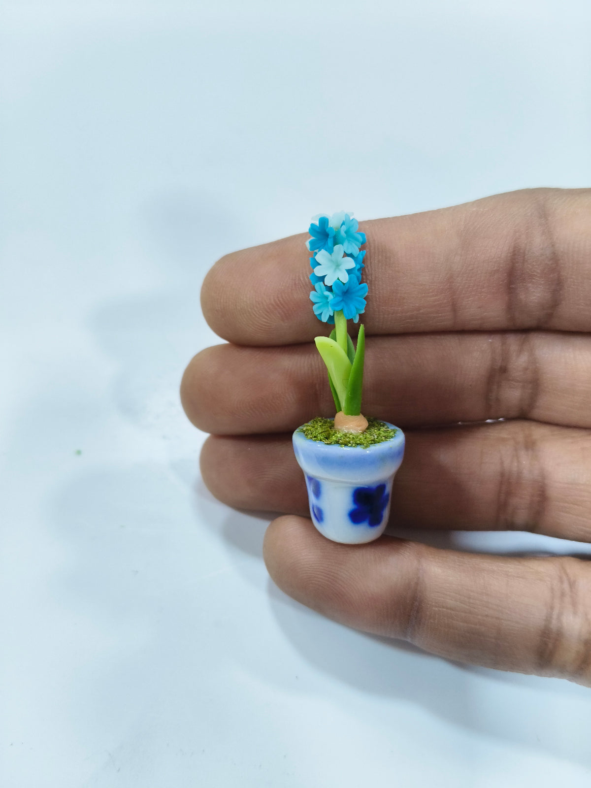 Handmade Blue Hyacinth Flower