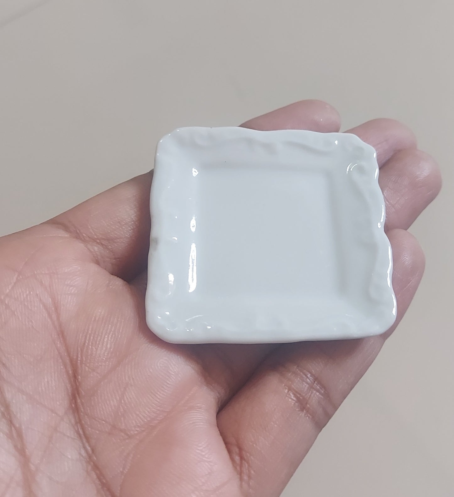 White Square plate