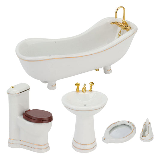 Ceramic bathroom set