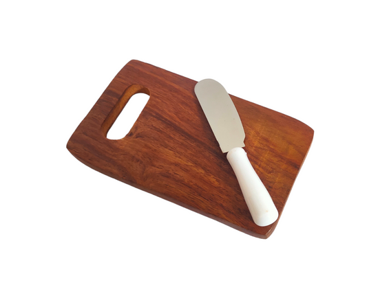 Chopping Board and Knife