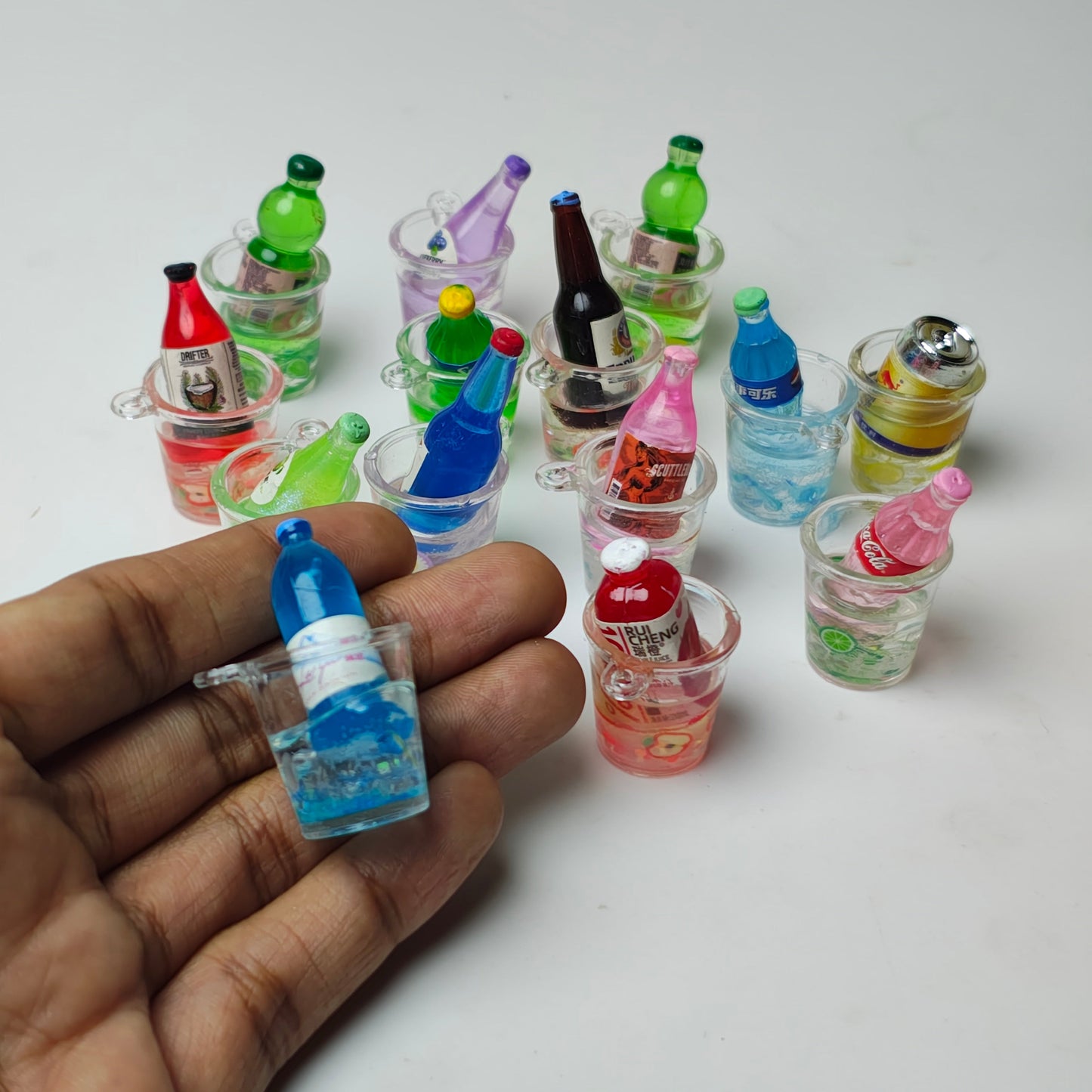 Juice Bottles with Cup