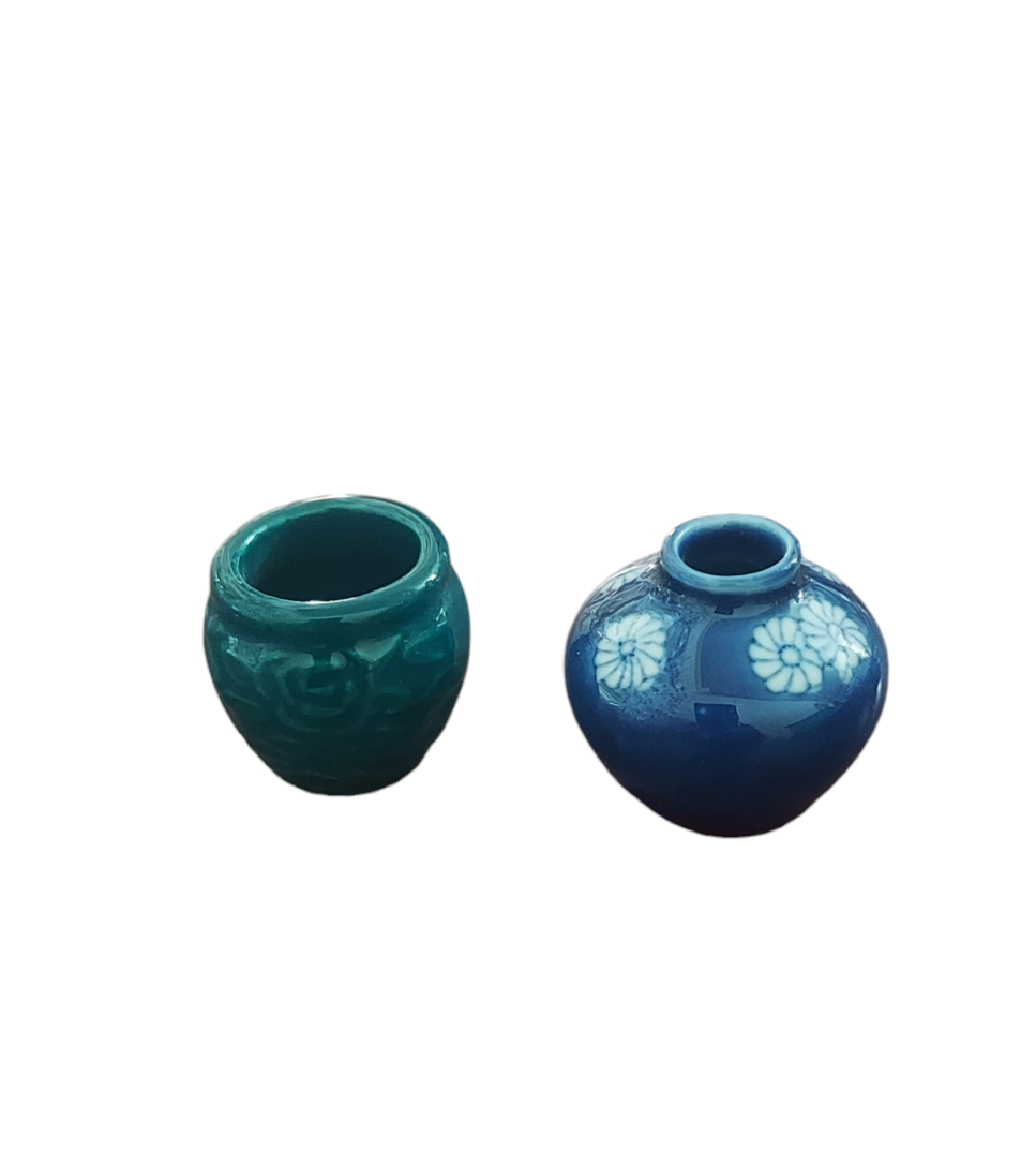 vase Green Blue