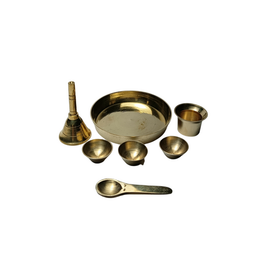 BrassB 59 pooja thali set