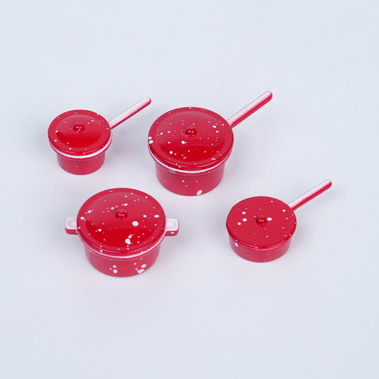 Red Pan 4 Pcs Set