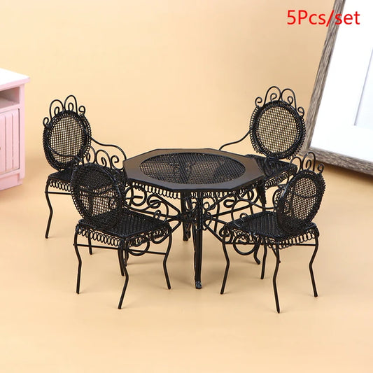 Metal Dining Table set