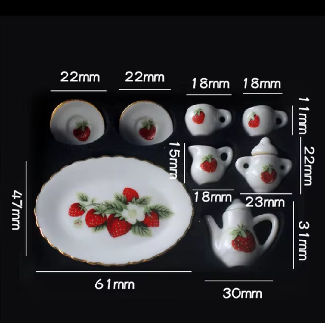 Strawberry Tea set