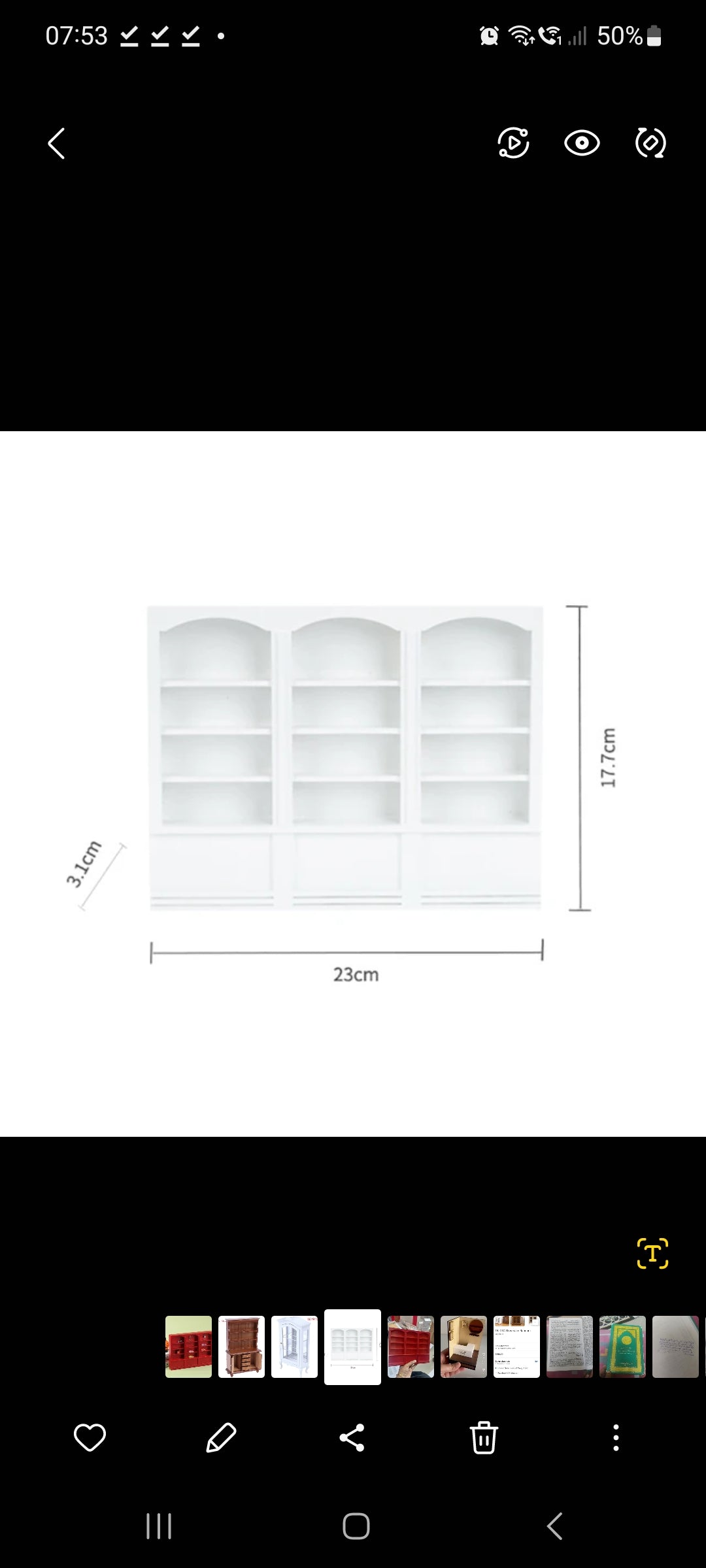 Book shelf white