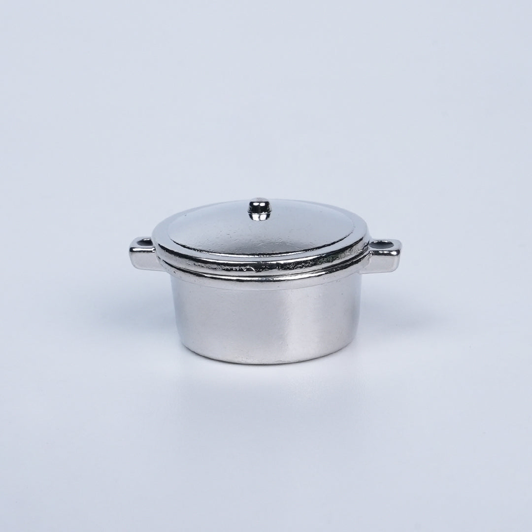 Silver Cooking Pan 4 Pcs Set