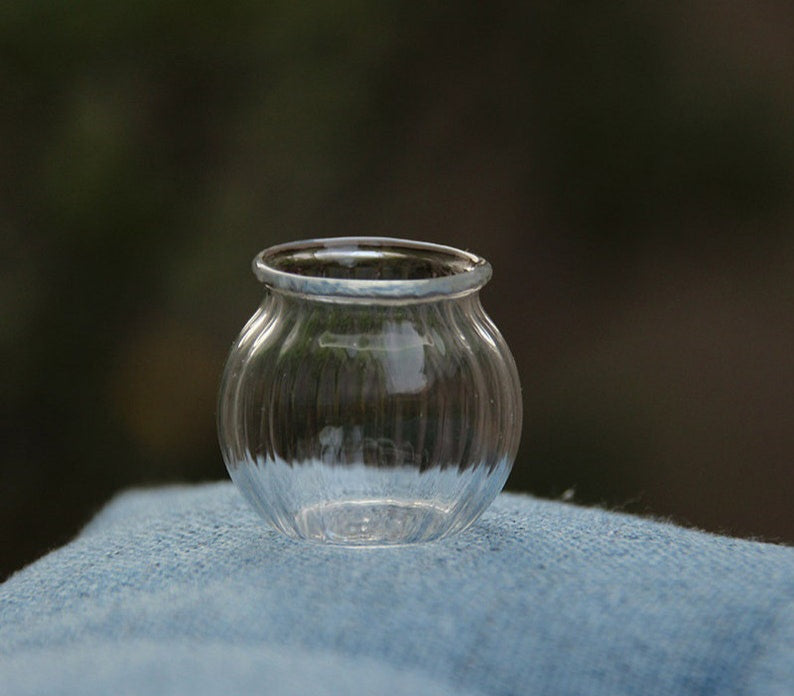 Glass belly pot