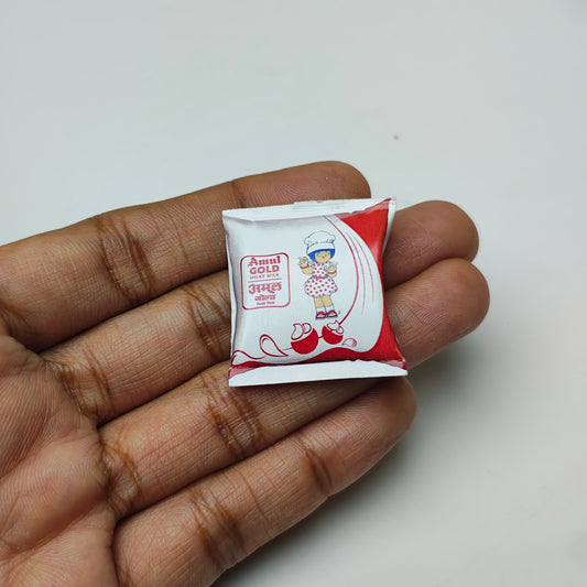 Miniature Amul Milk Pack