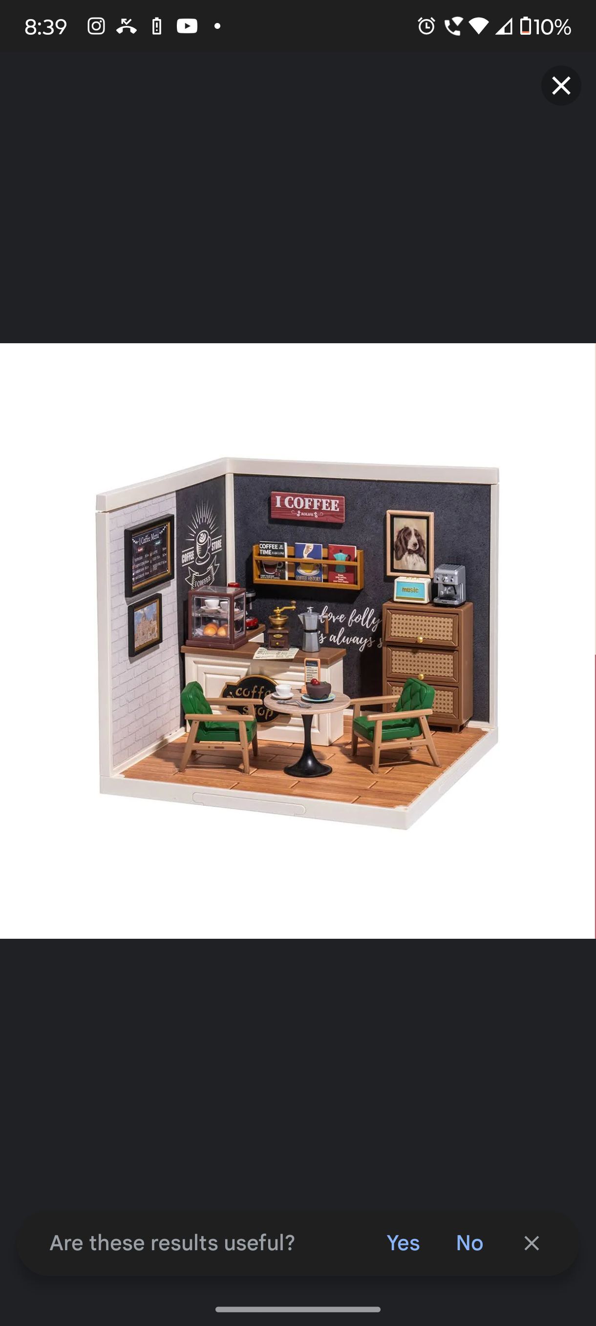 Coffee shop Miniature