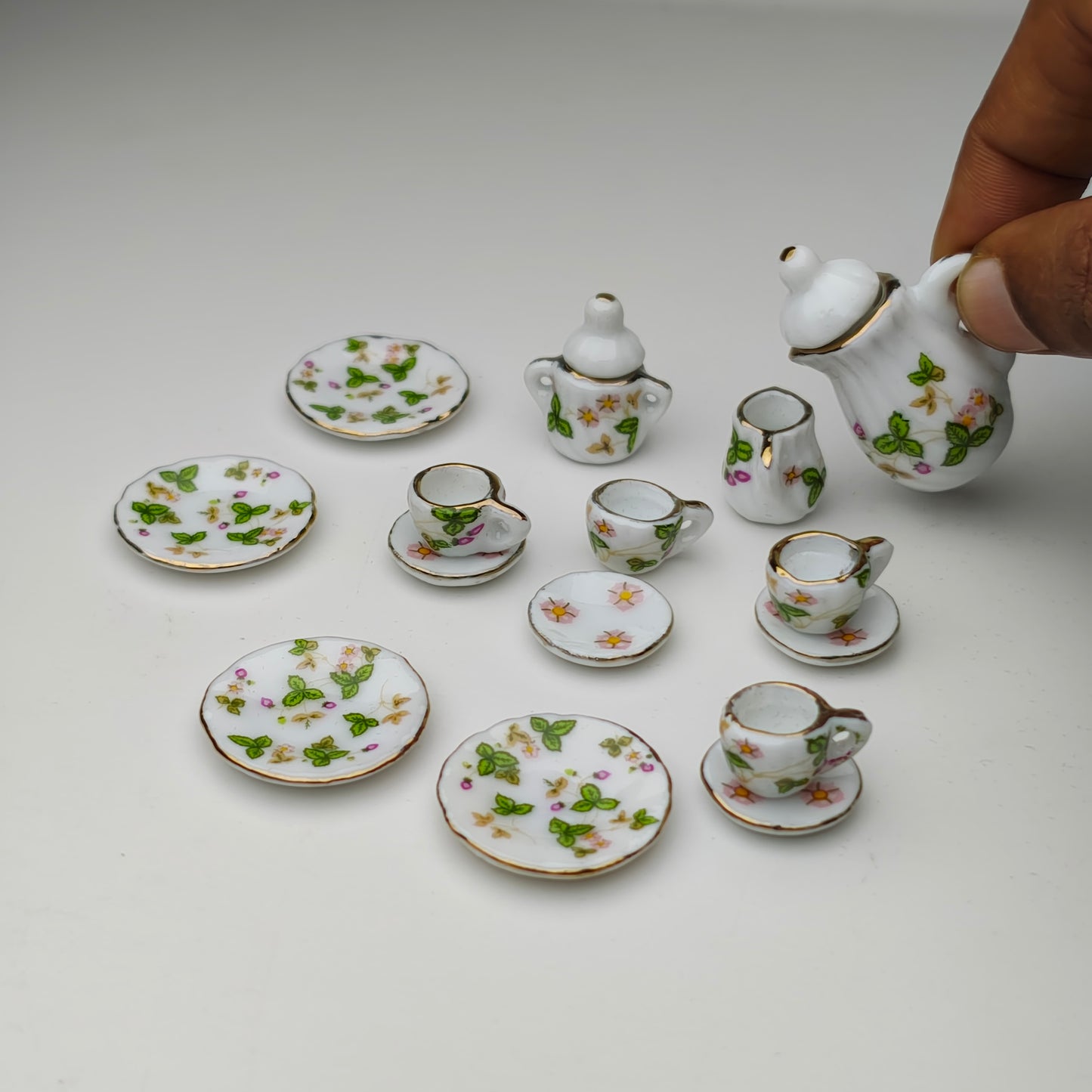 Floral Green Tea set