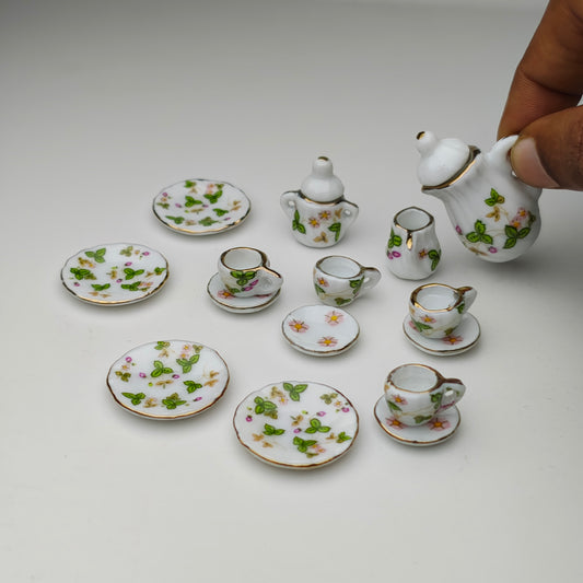 Floral Green Tea set