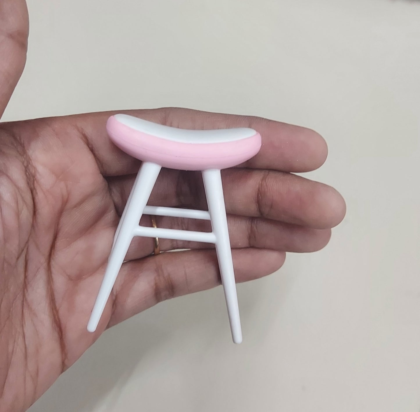 Pink stool