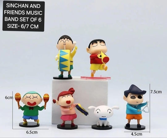 Shinchan 6 pcs music set