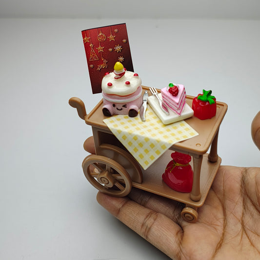 Mini Christmas Dessert Cart