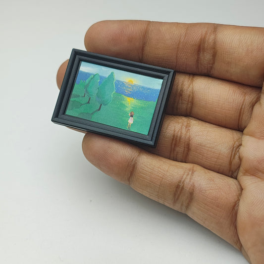 Miniature Spring Scene Frame