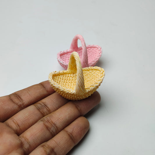 Miniature wicker basket