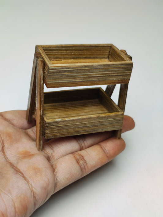 Two layer fruit rack