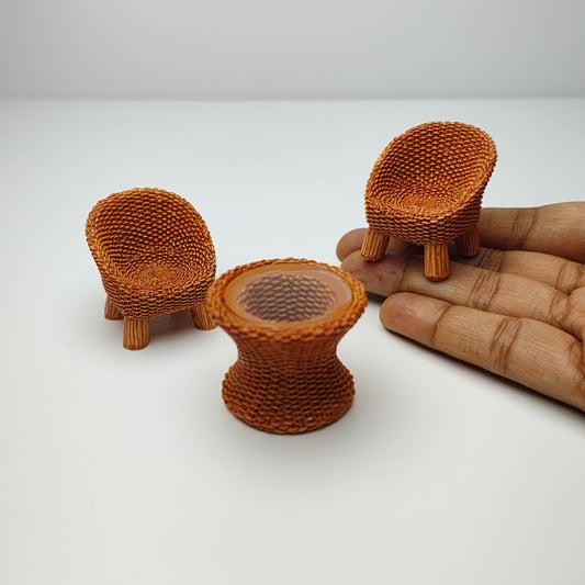 Wicker Chair Set
