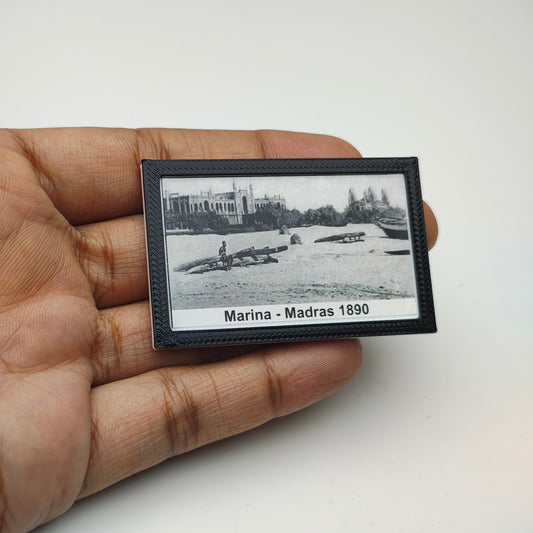 Miniature Frame( Marina Beach 1890)