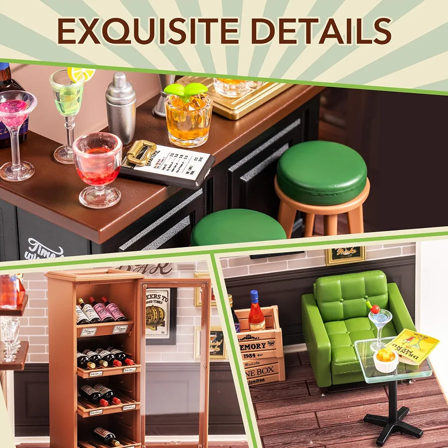 Rolife Leisurely Cheers Bar