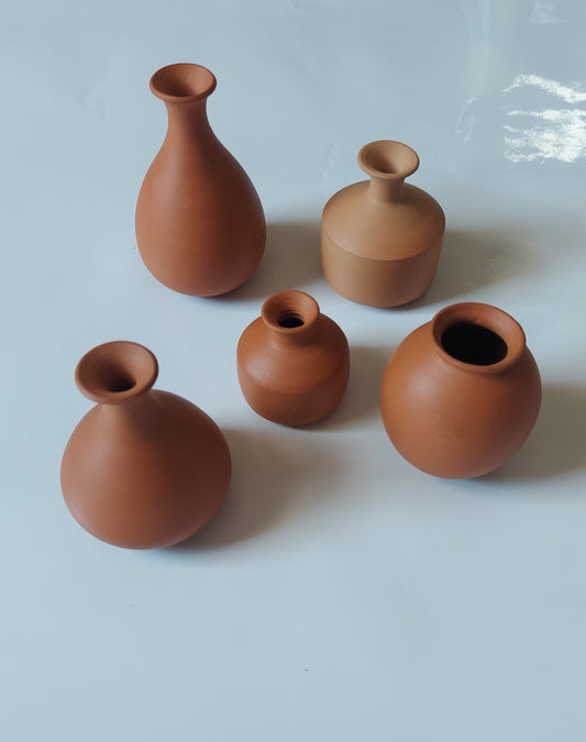 Terracota pot 5 pcs set