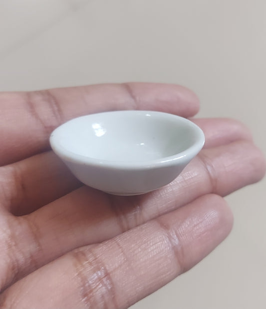 White bowl