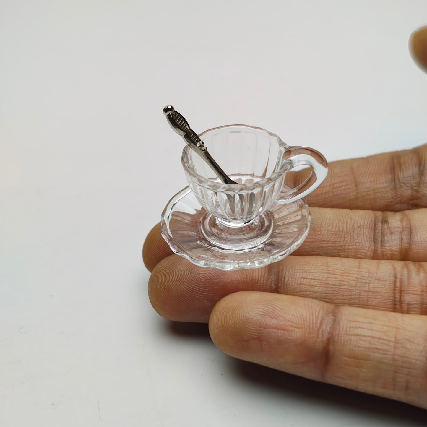 Miniature Glass Tea Cup