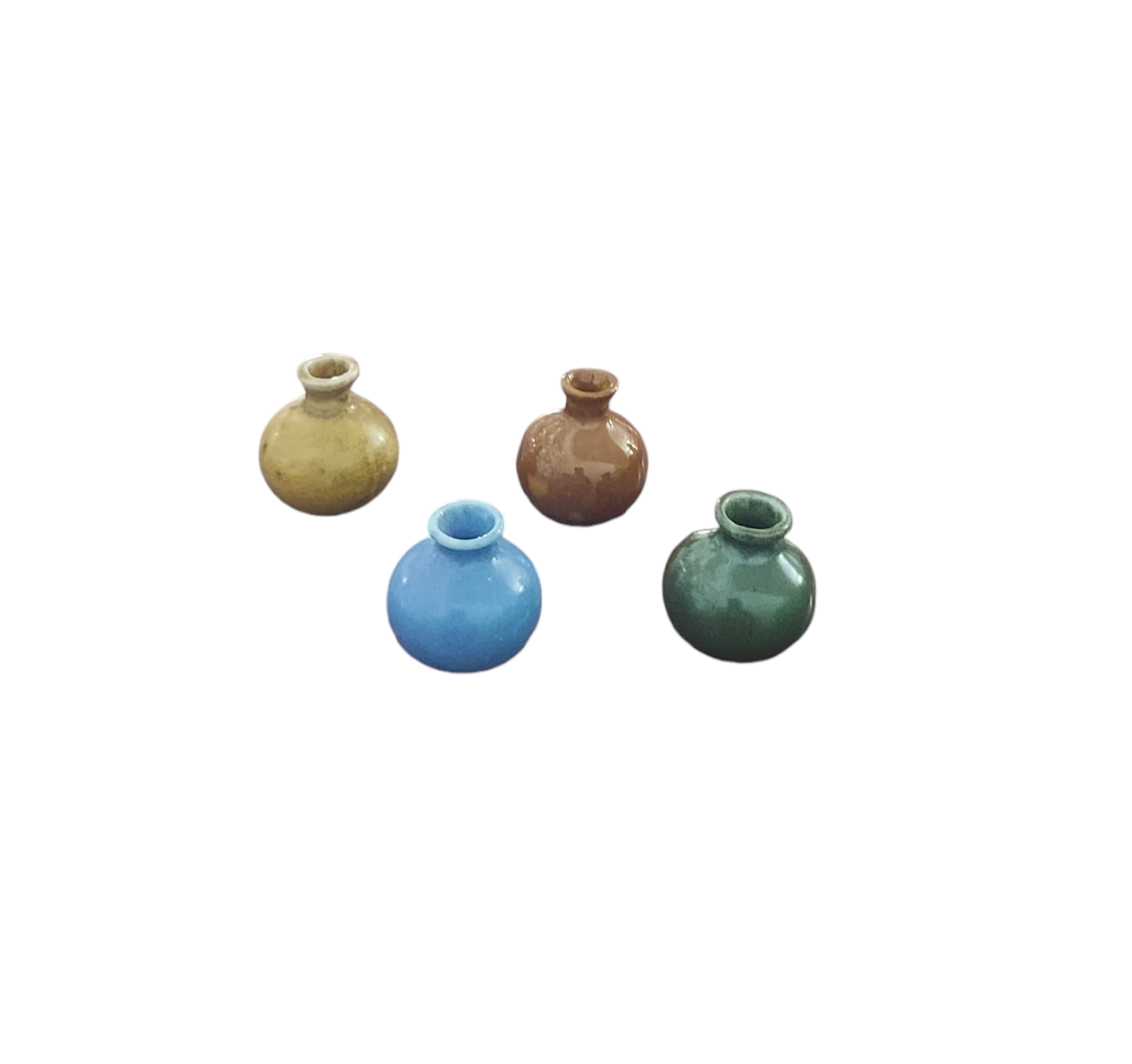 Ceramic vase pot 4 pcs