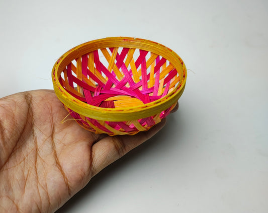 Bamboo Basket Round
