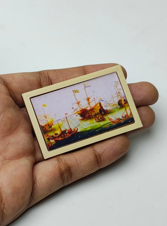 Miniature Frame Colonial Harbour
