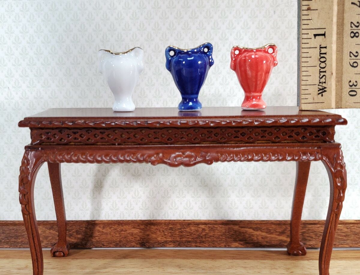 Red White Blue Vase Set